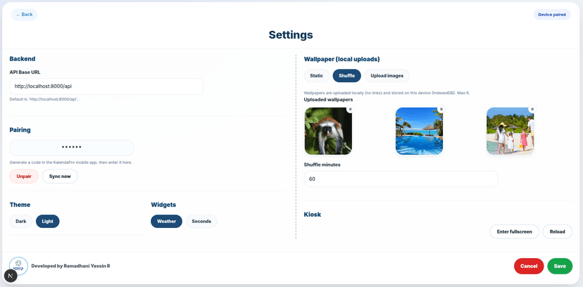 Customizable Features & Preferences